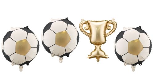 [FB301] Guirlande Football ( 1 alu coupe + 3 alu foot) Paille incluse