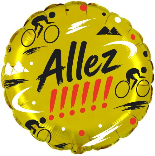[AF-ALLEZ-18-1] 1 Ballon Alu Allez 18" Vrac - Cattex