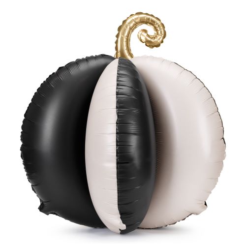 [FB300] 1 Alu Citrouille noire et blanche 3D de 90x90cm